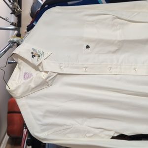 Garage Sale!! HAND PAINTED Brooks Brothers duck themed collar and pocket Artwork